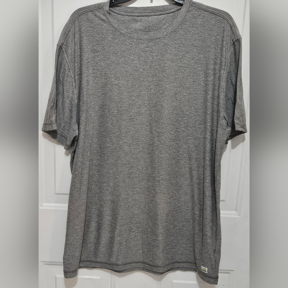 Men's XL Vuori Heather Gray Short Sleeve Tee